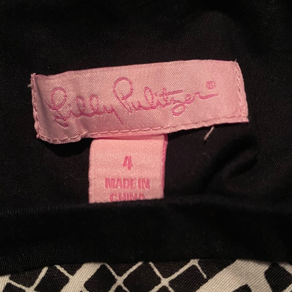 RARE Lilly Pulitzer Late Night Toile Dress - Picture 7 of 11